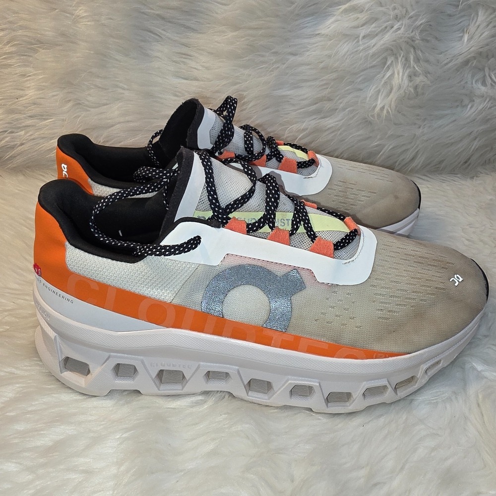 Size 9 - Cloudmonster Undyed White Flame